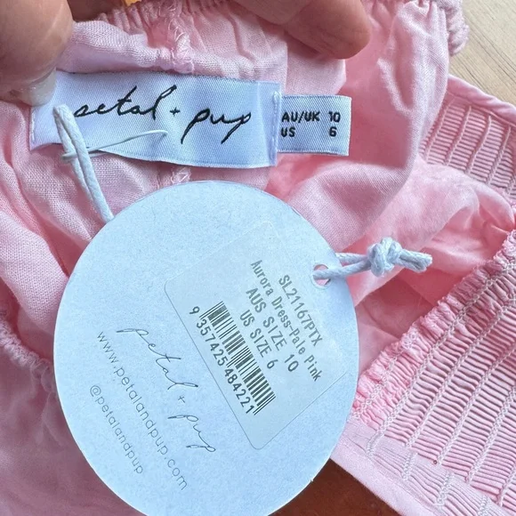 Petal & Pup pink maxi dress size 6 nwt - Picture 4 of 4